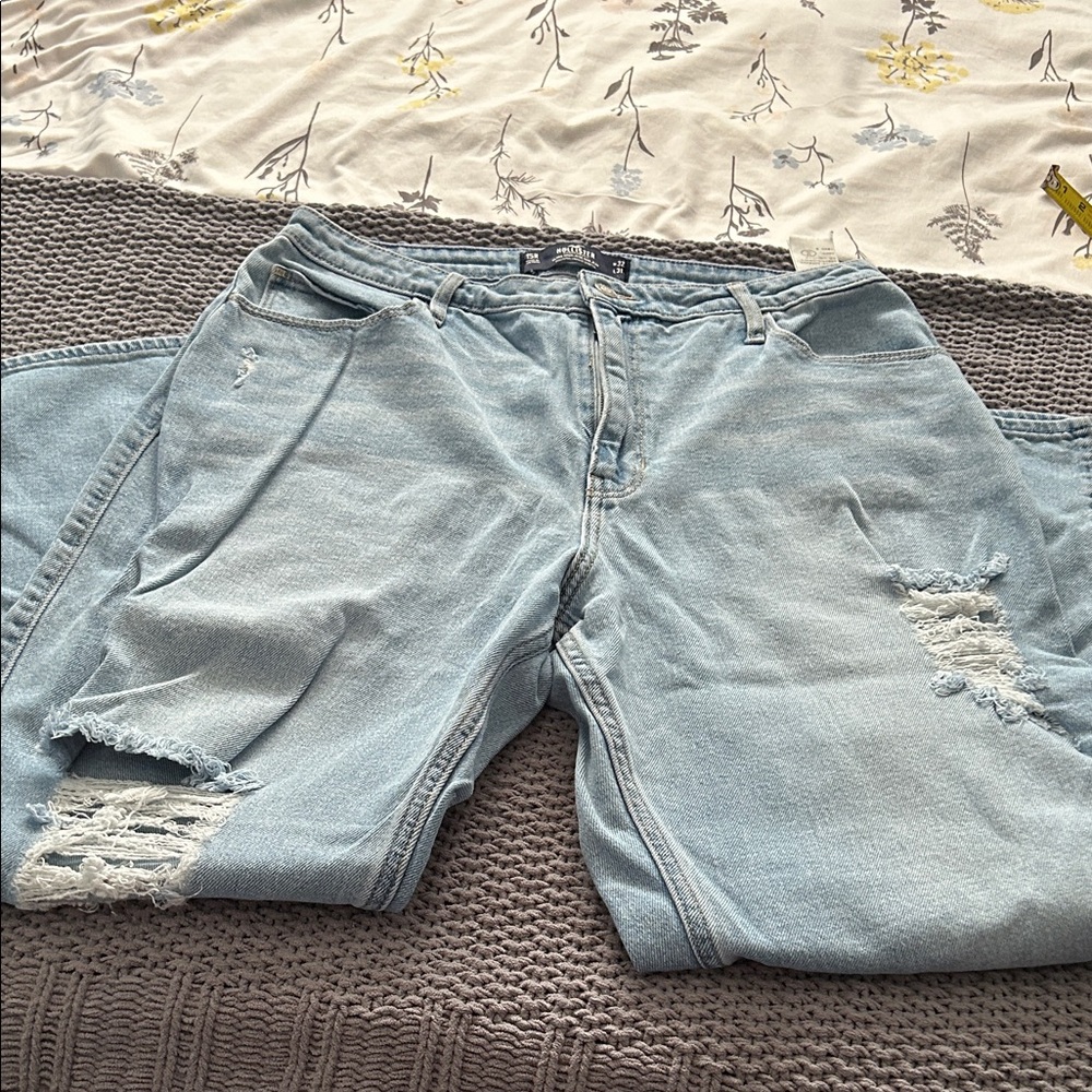 Hollister Light Blue Boyfriend Jeans